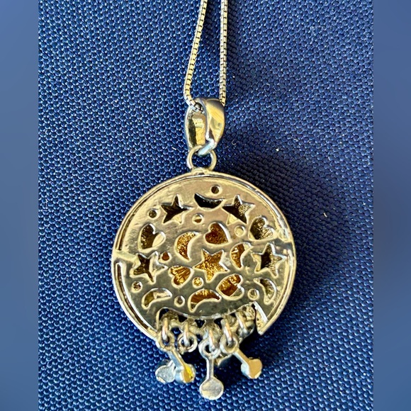 CHANEL Gold and Silver Two-Tone Necklace - Picture 10 of 15